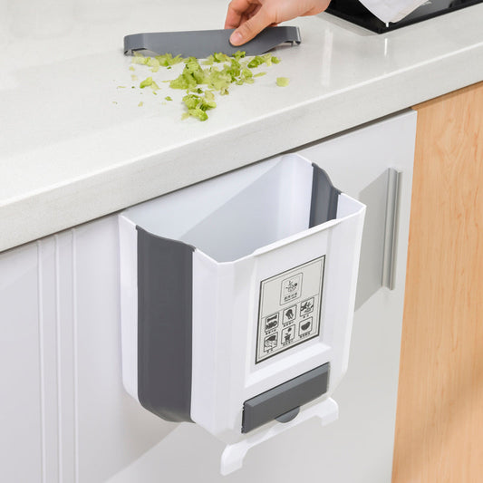 سلة المهملات المعلقة لتوفير مساحة المطبخ وسهولة الاستخدام