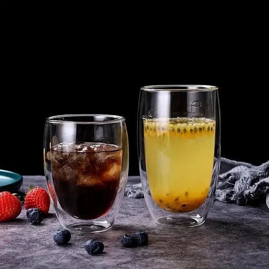 Mugs en Verre Double Paroi Élégance et Isolation Thermique Exceptionnelle