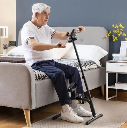 PÉDALIER À DOUBLE PÉDALE POUR LES BRAS ET LES JAMBES 2 en 1