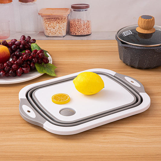 Ensemble de Cuisine 2-en-1 : Panier de Lavage et Planche à Découper, Pratique et Polyvalent