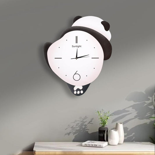 Horloge murale panda mignonne pour une déco adorable