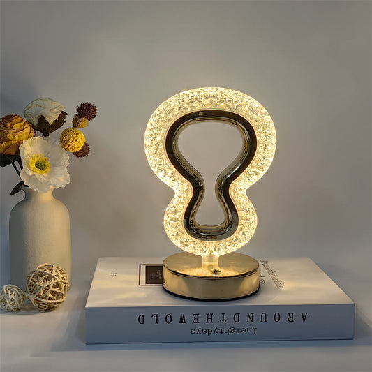 Lampe Moderne en Cristal avec Contrôle Tactile