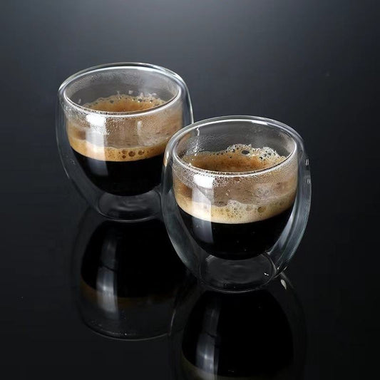 Ensemble de 6 Tasses à Café Expresso Double Paroi