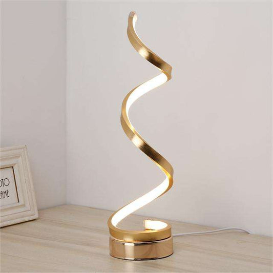 Lampe de Table en Spirale Minimaliste Moderne