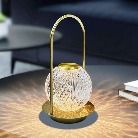Lampe USB Tactile Acrylique Transparent