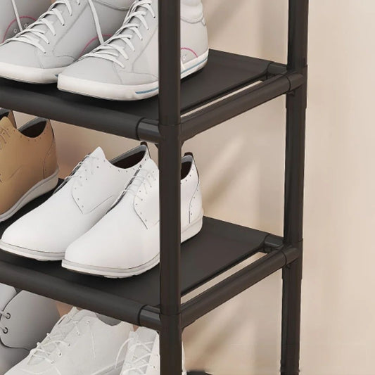 Étagère à Chaussures Multifonctionnelle en Acier