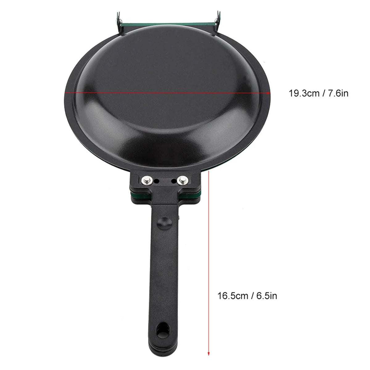 Poêle à crêpes double face ustensile de cuisine pour cuisinière à gaz