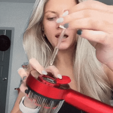 مشط تدليك فروة الشعر الكهربائية بتقنية الاهتزاز والأشعة الحمراء (scalp massage comb)