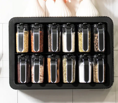 Ensemble de 12 Pots à Épices