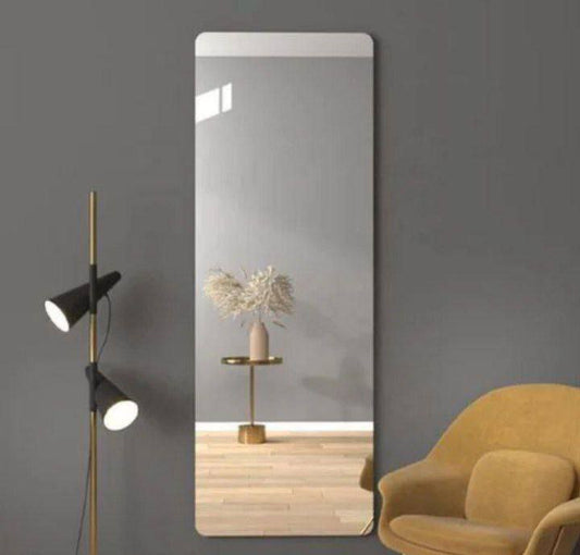 Sticker Mural Miroir Long Adhésif Incassable pour Décor