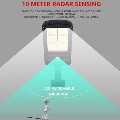 Lampadaire solaire extérieur à LED – Éclairage solaire sur poteau