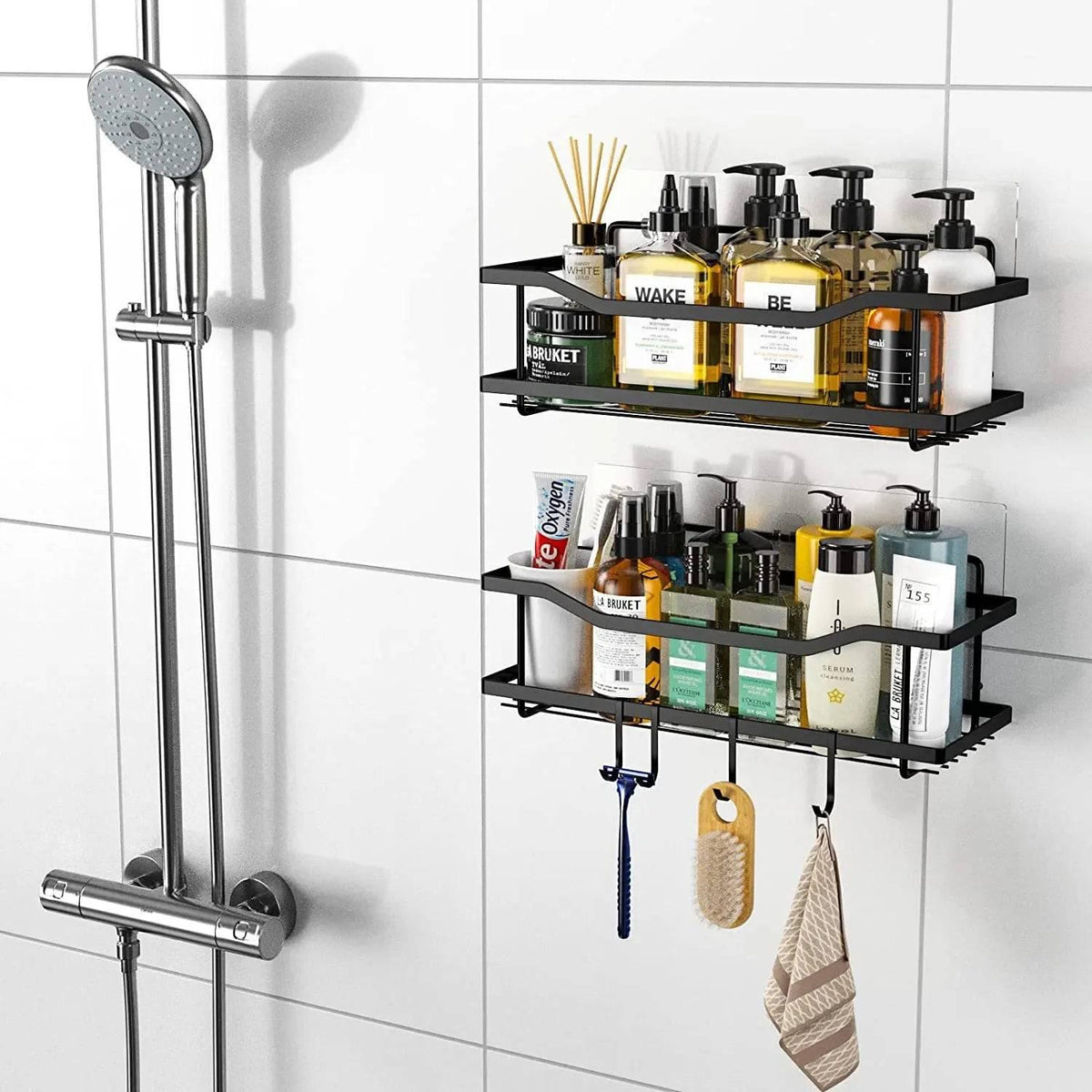 Organisateurs de Douche Antirouille pour Douche Intérieure 3 piece