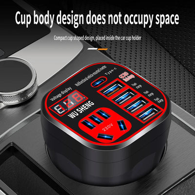 Onduleur Portable Multifonction 4-en-1 USB EV