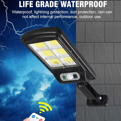 Lampadaire solaire extérieur à LED – Éclairage solaire sur poteau