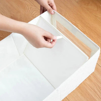 Boîte de Rangement Pliable avec Fenêtre Visuelle