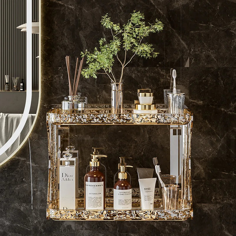 Vanity et support de rangement pour salle de bain