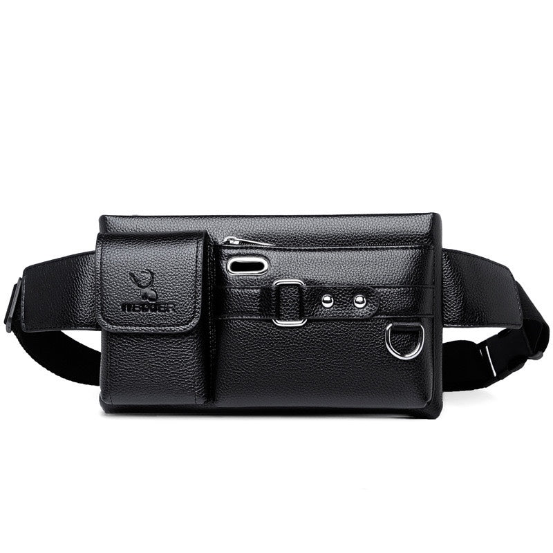 Sac banane en cuir PU homme Pratique et  élégant