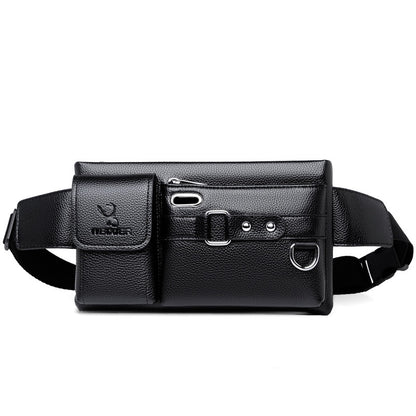 Sac banane en cuir PU homme Pratique et  élégant