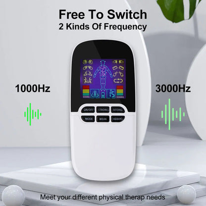 Unité TENS et EMS Rechargeable pour Thérapie Musculaire