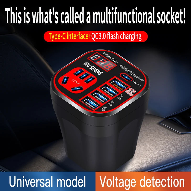 Onduleur Portable Multifonction 4-en-1 USB EV