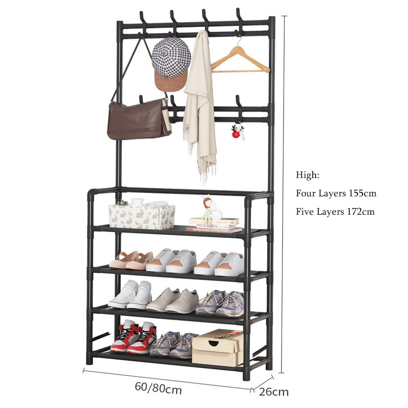 Porte-Manteau, Chapeau & Armoire à Chaussures : 5 Étages pour un Hall d'Entrée Organisé
