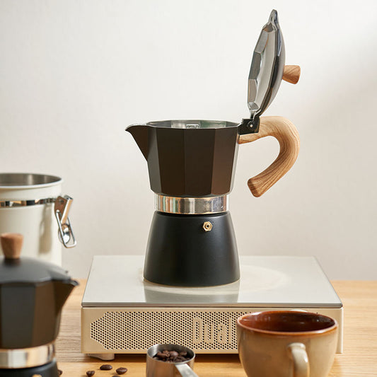 Cafetière Moka Classique 6 Tasses Facile à Utiliser et Nettoyer