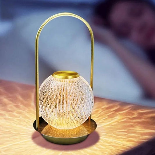 Lampe USB Tactile Acrylique Transparent