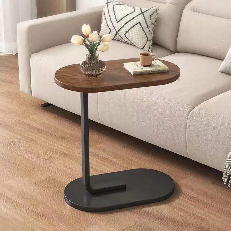 Table d'Appoint Luxe, Forme C pour Canapé et Lit
