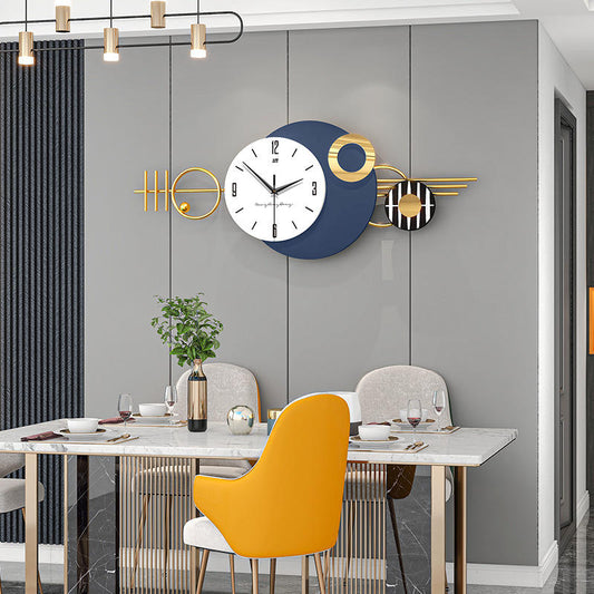 ساعة حائط إبداعية ثلاثية الأبعاد بتصميم عصري