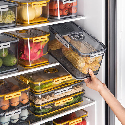 Organisation Fraîcheur Boîte de Rangement Réfrigérateur pour Fruits et Légumes