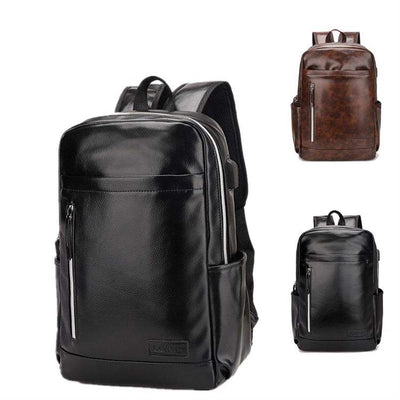 Sac à Dos en Cuir Imperméable Vintage