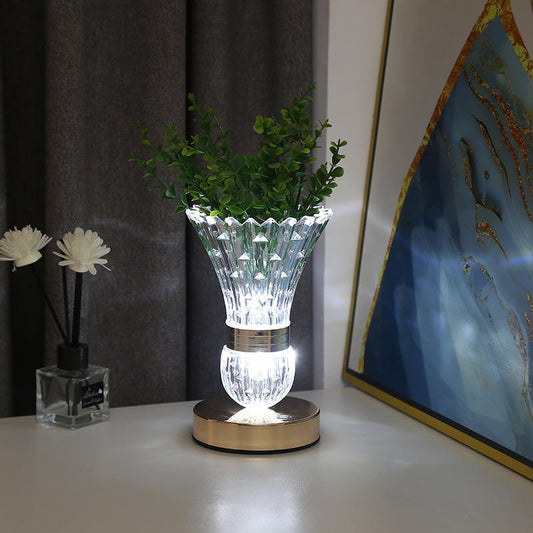Lampe de Table Décorative LED Rechargeable et Élégante