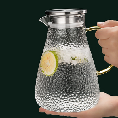 Pichet en verre résistant à la chaleur capacité 2000 ml