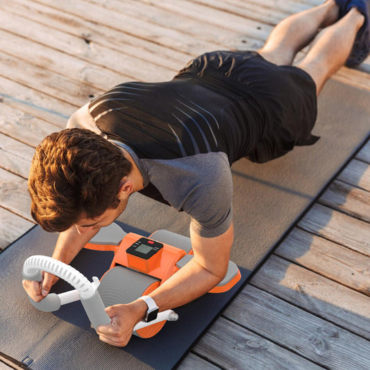 Rouleaux Abdominaux avec Support pour Entraînement