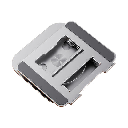 Support d'ordinateur portable télescopique rotatif en aluminium.