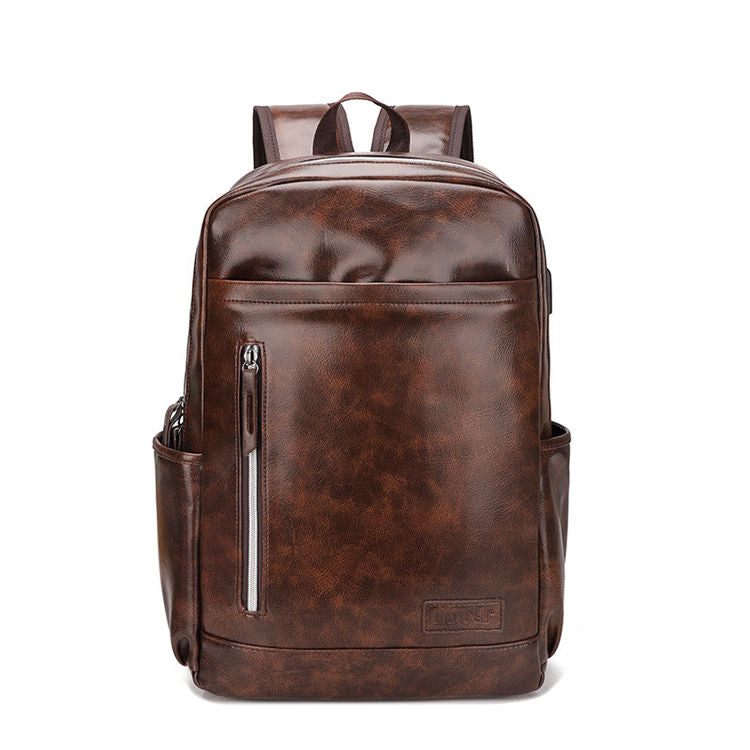 Sac à Dos en Cuir Imperméable Vintage