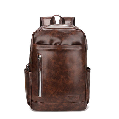 Sac à Dos en Cuir Imperméable Vintage