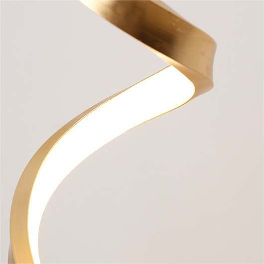 Lampe de Table en Spirale Minimaliste Moderne