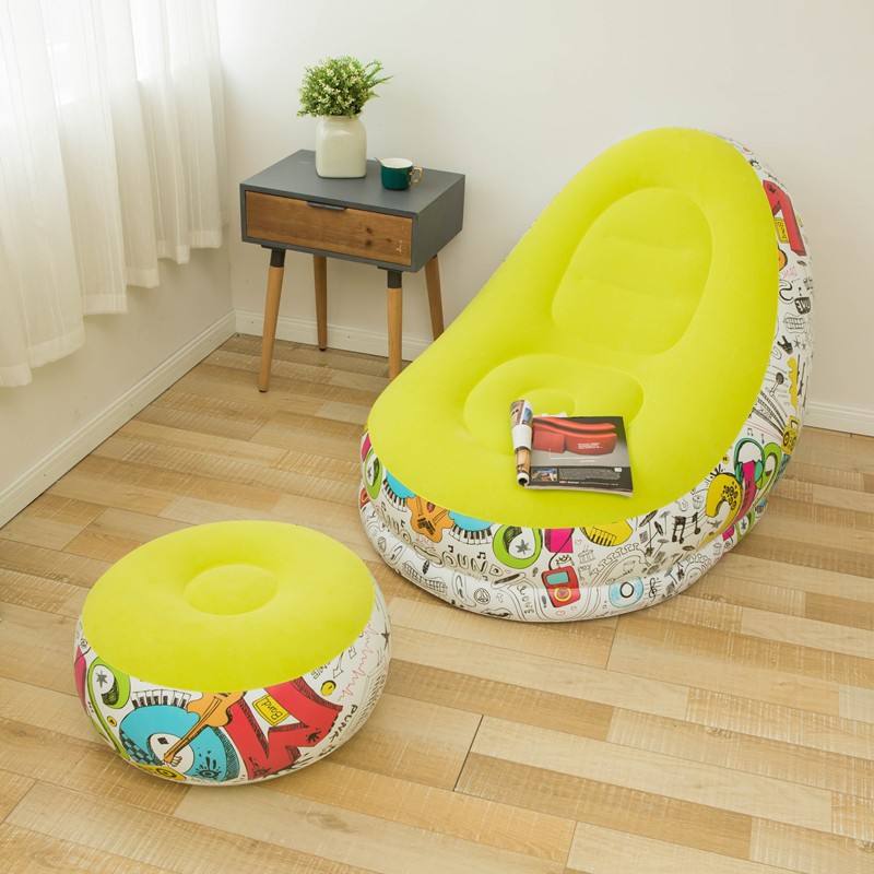 Canapé Gonflable Soft  Lounge  Doux et Confortable