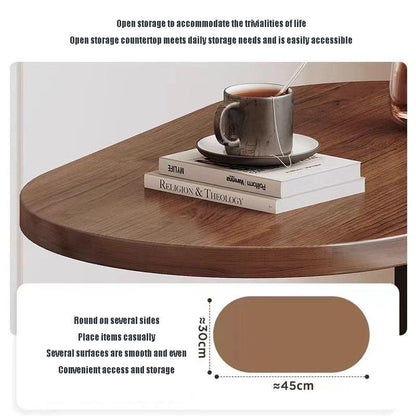 Table d'Appoint Luxe, Forme C pour Canapé et Lit