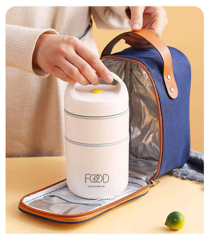 Boîte à Lunch Thermique Premium avec Sac Isotherme