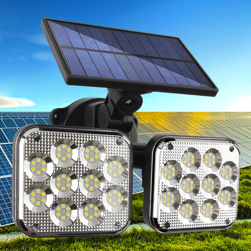 أضواء الجدار الشمسية LED في الهواء الطلق للأمن