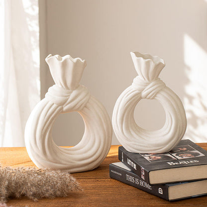 Élégance Intemporelle Vases Porcelaine Mat Style Nordique