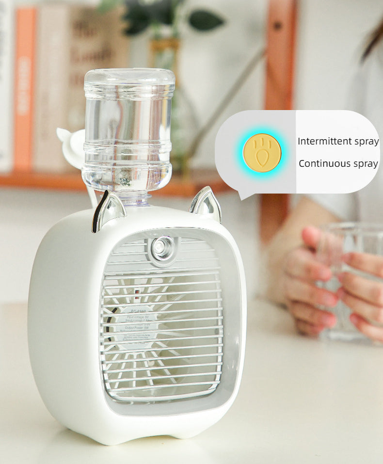 Mini Ventilateur à Brouillard d'Eau Rechargeable