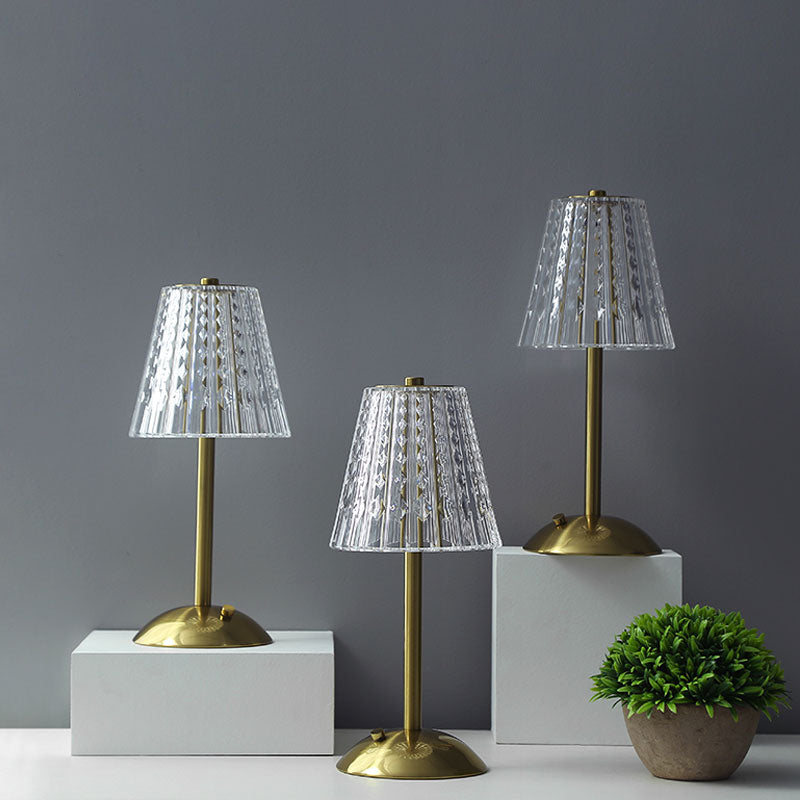 Lampe de Table Cristalline LED sans Fil