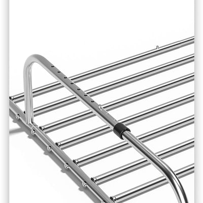 Porte-Manteau Télescopique en Acier Inoxydable