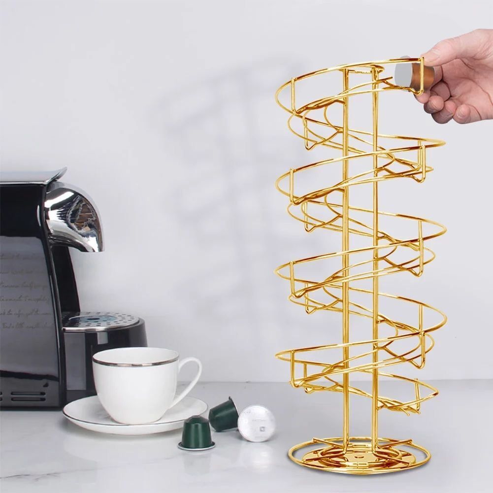 Porte-Capsules Rotatif pour une Touche de Praticité dans votre Espace Café
