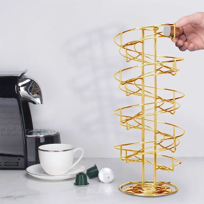 Porte-Capsules Rotatif pour une Touche de Praticité dans votre Espace Café