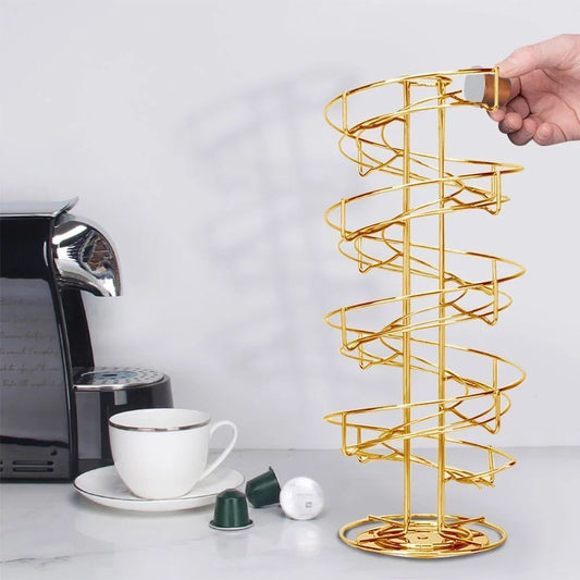 Porte-Capsules Rotatif pour une Touche de Praticité dans votre Espace Café