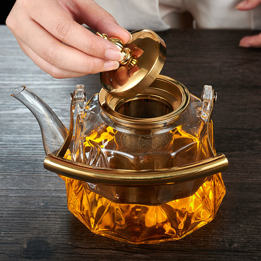 Théière en Verre Borosilicaté pour un Thé Parfait
